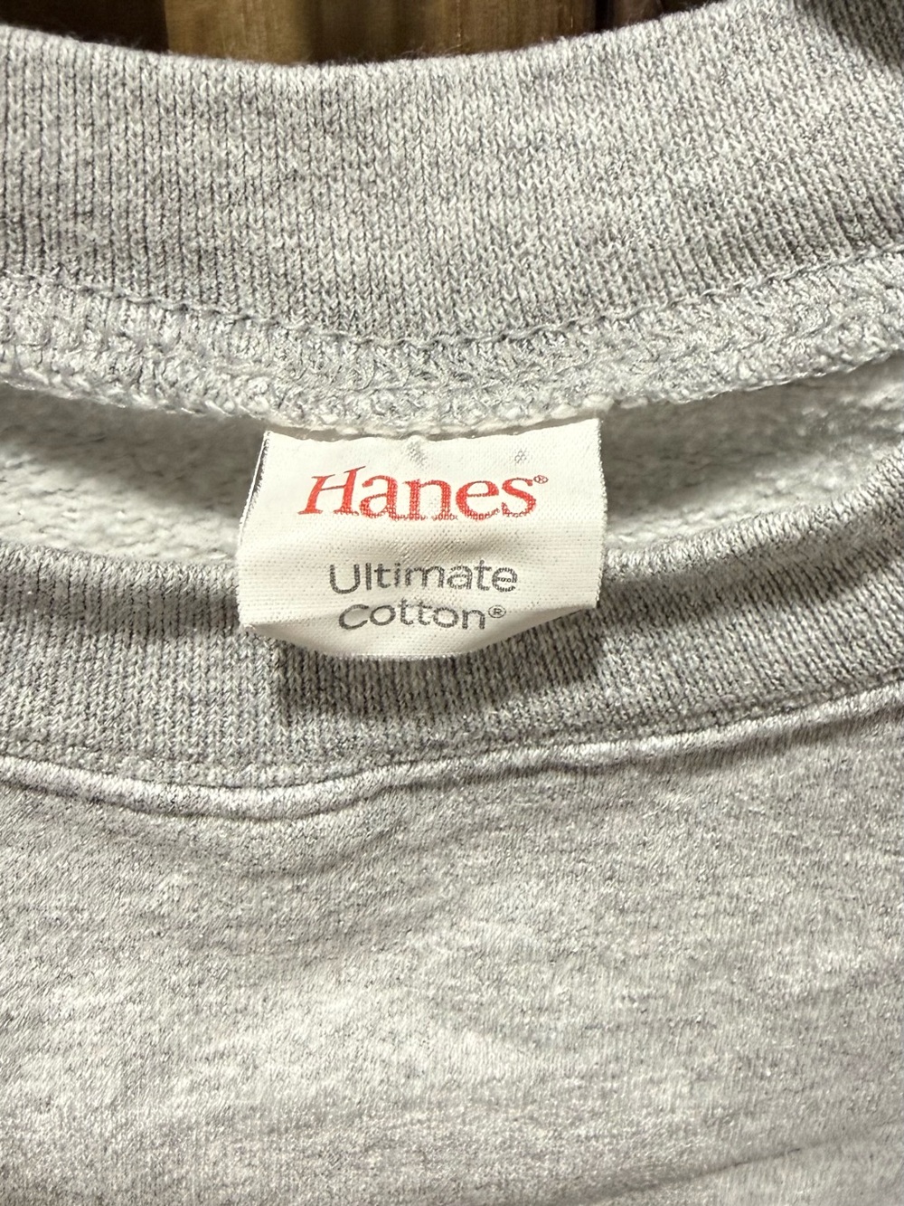 Gray "Houndstooth" Crewneck Sweatshirt - Picture 3 of 4